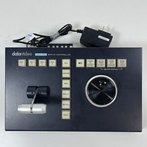 Datavideo RMC-400 Replay Controller with Power Supply Tested Working Used
